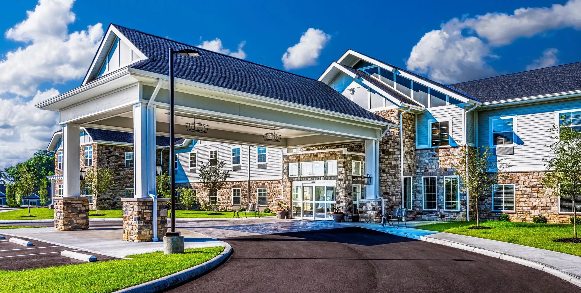 Exterior of Provision Living at West Clermont, a facility that uses Securitas Healthcare senior living solutions