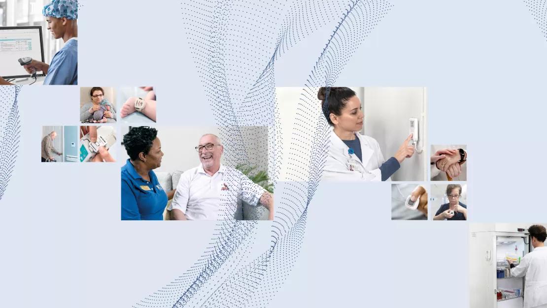 Banner image showcasing various Hospital and Senior Living solutions from Securitas Healthcare