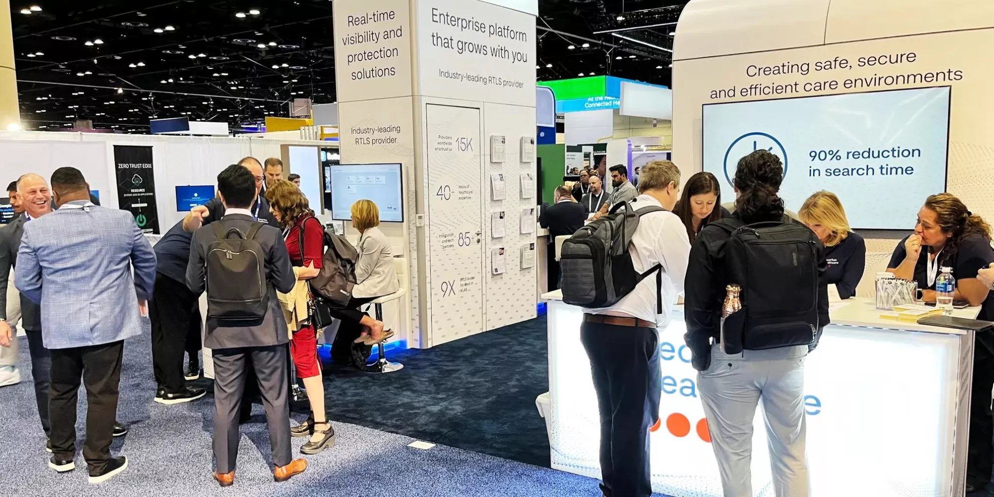 Securitas Healthcare exhibiting at HIMSS industry trade show and conference 
