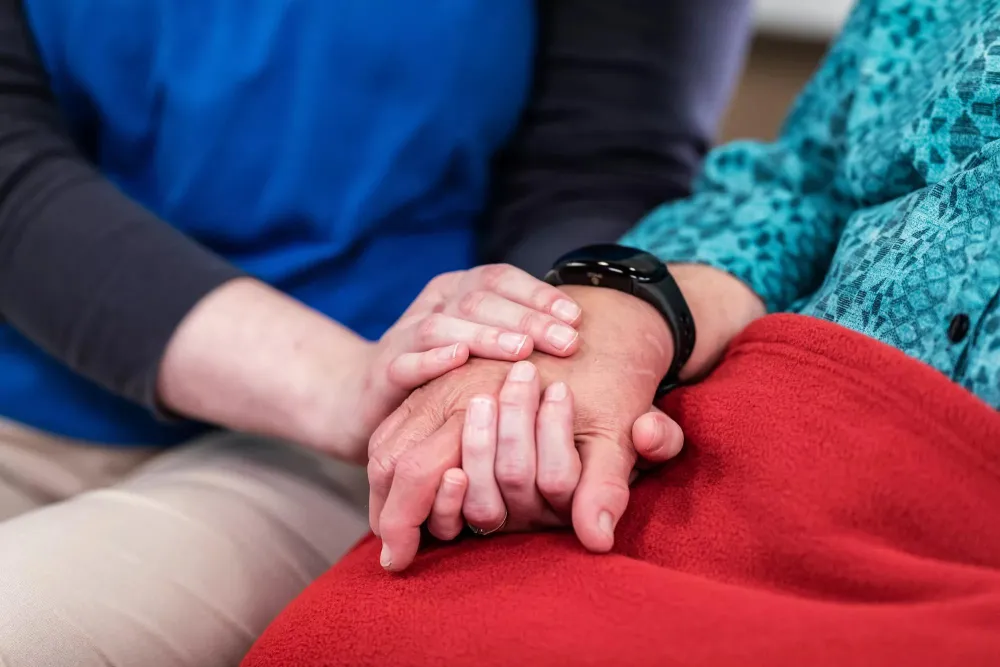 Securitas Healthcare's WanderGuard BLUE modern wearable bracelet