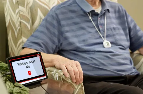 Arial Resident, a 2-way voice feature of Arial Emergency and Nurse Call from Securitas Healthcare