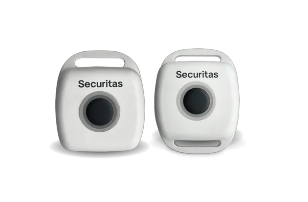 T23 BLE badge for staff duress, part of the Securitas Healthcare RTLS Staff Protection solution for hospitals