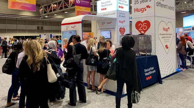 Securitas Healthcare exhibiting at industry trade show and conference event