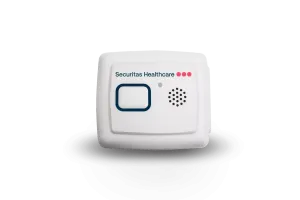 Securitas Healthcare T14 patient badge.