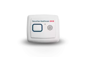 Securitas Healthcare T14 patient badge.