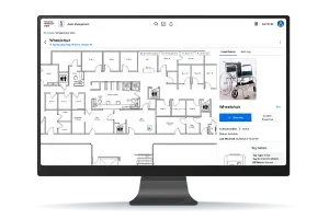 Tracking hospital assets such as wheelchairs with MobileView Asset Management software from Securitas Healthcare