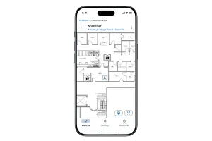 Securitas Healthcare MobileView asset tracking on phone