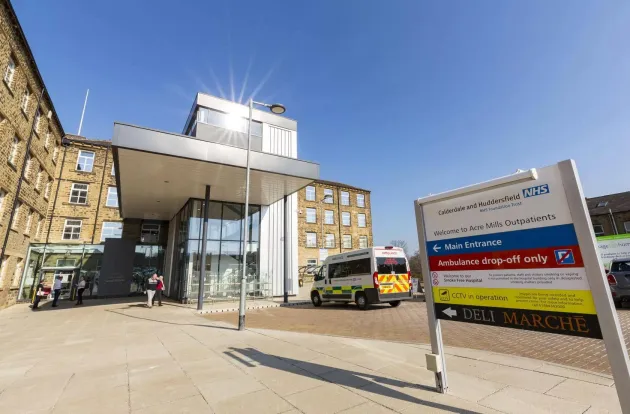 Exterior of Calderdale & Huddersfield NHS Foundation Trust