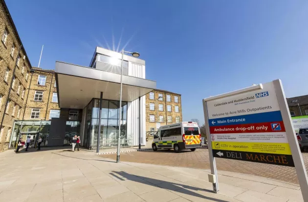 Exterior of Calderdale & Huddersfield NHS Foundation Trust