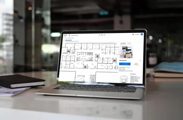 MobileView RTLS Asset Management software for hospitals by Securitas Healthcare