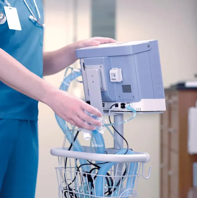 Nurse finds ventilator tracked with Securitas Healthcare asset management tag