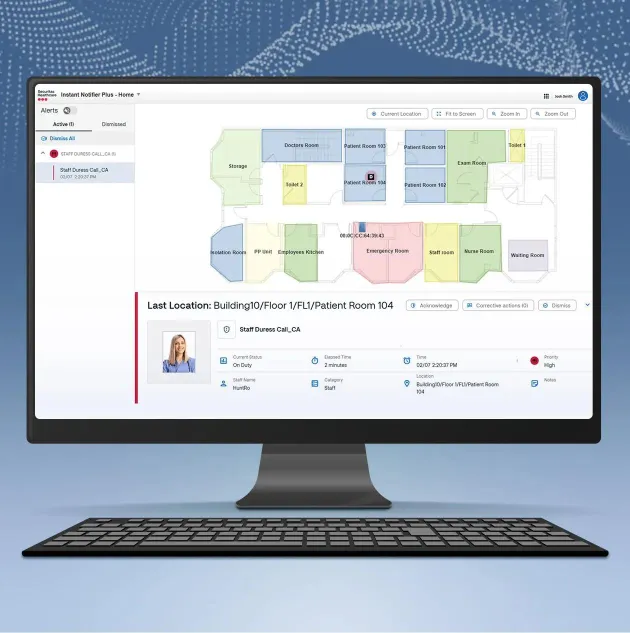 Securitas Healthcare MobileView software for Staff Protection and duress in hospitals and medical facilities