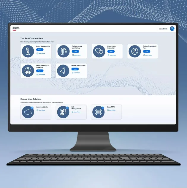 Securitas Healthcare MobileView RTLS software for hospitals and health systems