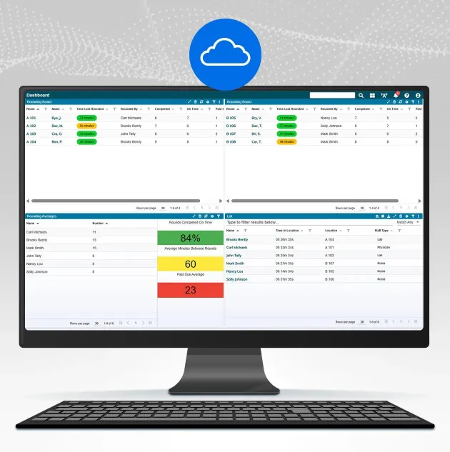 Securitas Healthcare cloud-based RTLS software powered by ZulaFly