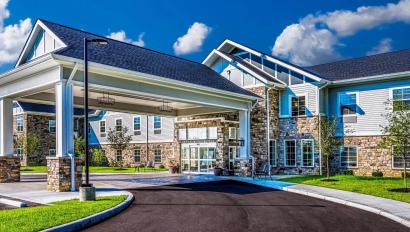 Exterior of Provision Living at West Clermont, a facility that uses Securitas Healthcare senior living solutions